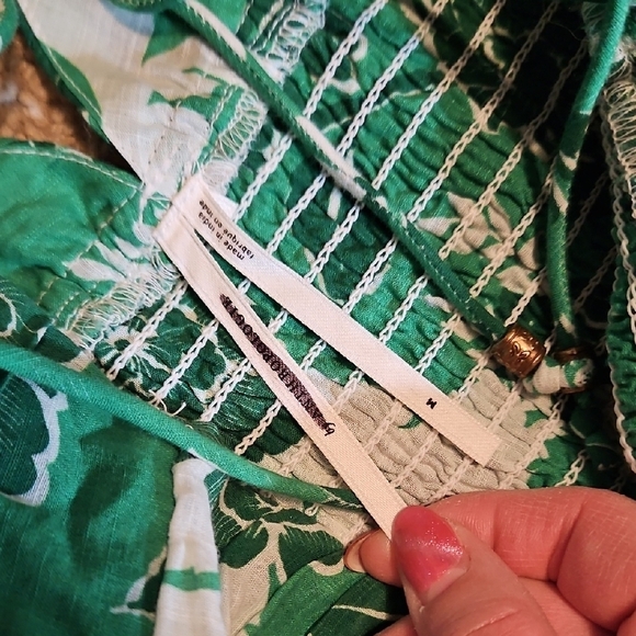 By Anthropologie The Josephine Smocked Drop-waist Maxi Dress - Picture 8 of 9